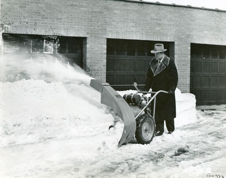 Marcellus with the Jacobs Snowblower Jacobs Snow Blower